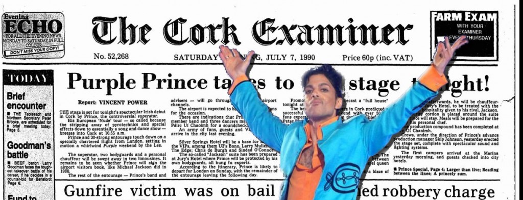 Prince arrives in Cork