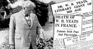 Y B Yeats Died 28 January 1938 download newspapers www.irishnewspaperarchives.com