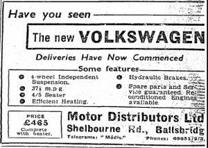 Volkswagen arrives