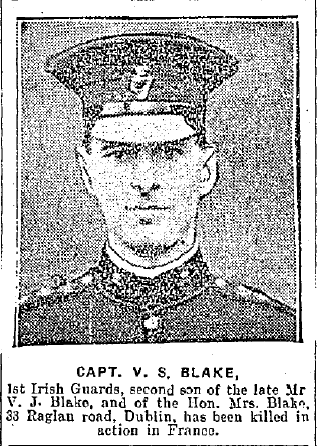 Captain V.S. Blake Killed in Action