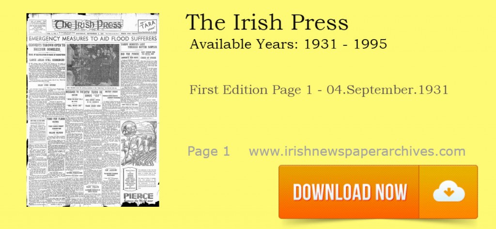 The Irish Press First Edition 04.September.1931