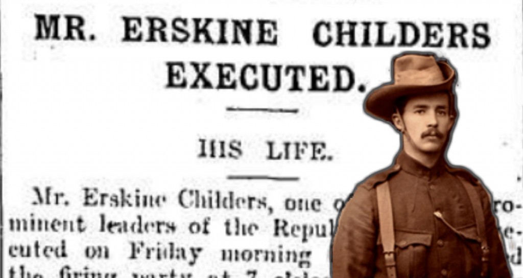 death by firing squad of Erskine Childers 