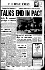 Irish Press Monday December 10 1973 Page 1 Sunnigndale Agreement