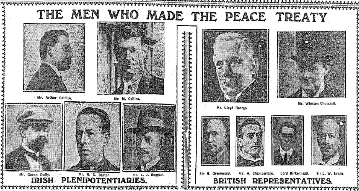 Anglo Irish Treaty was signed 06.December.1921 | Irish News Archives