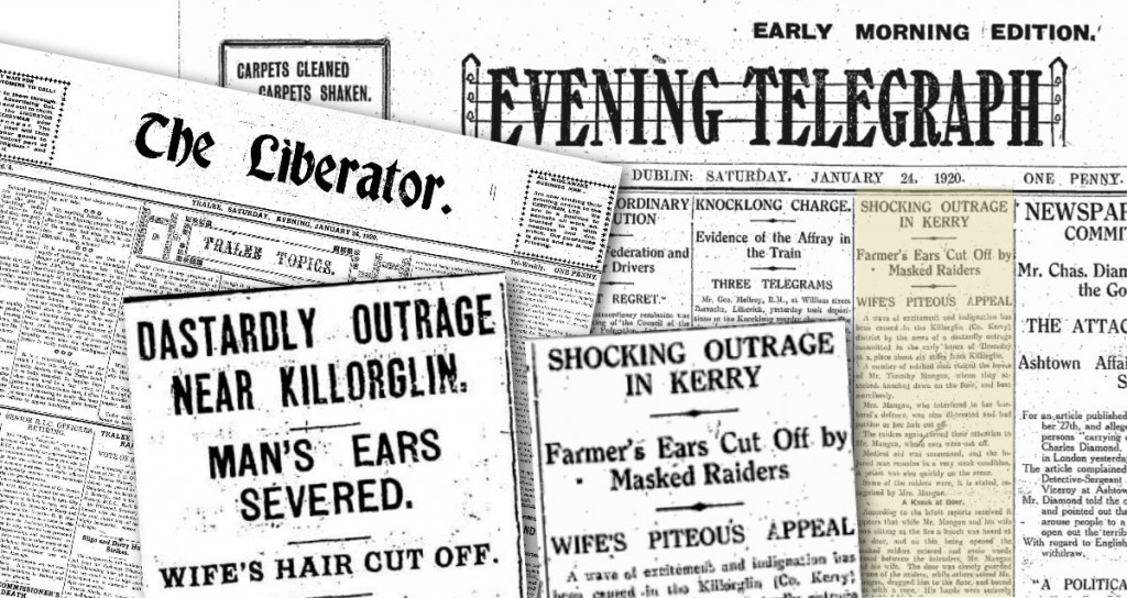 Archive 24 January 1920 Evening Telegraph Mans ear cut off