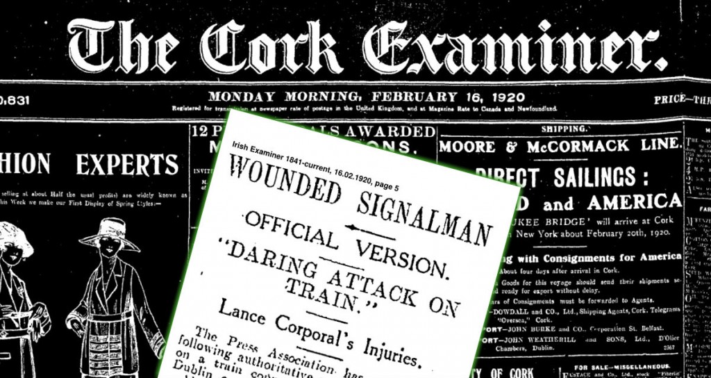 Drumcondra Train Attack 14 February 1920