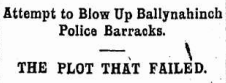 Sinn Fein in Ulster plot failed