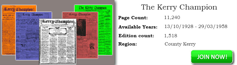 The Kerry Champion Historical Newspaper Archive