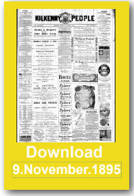 The Kilkenny People front page ready for download 1895