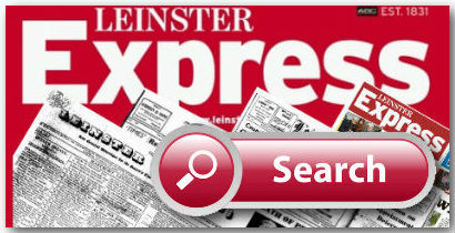 Leinster Express Search block from the Leinster Express Newspaper Archive